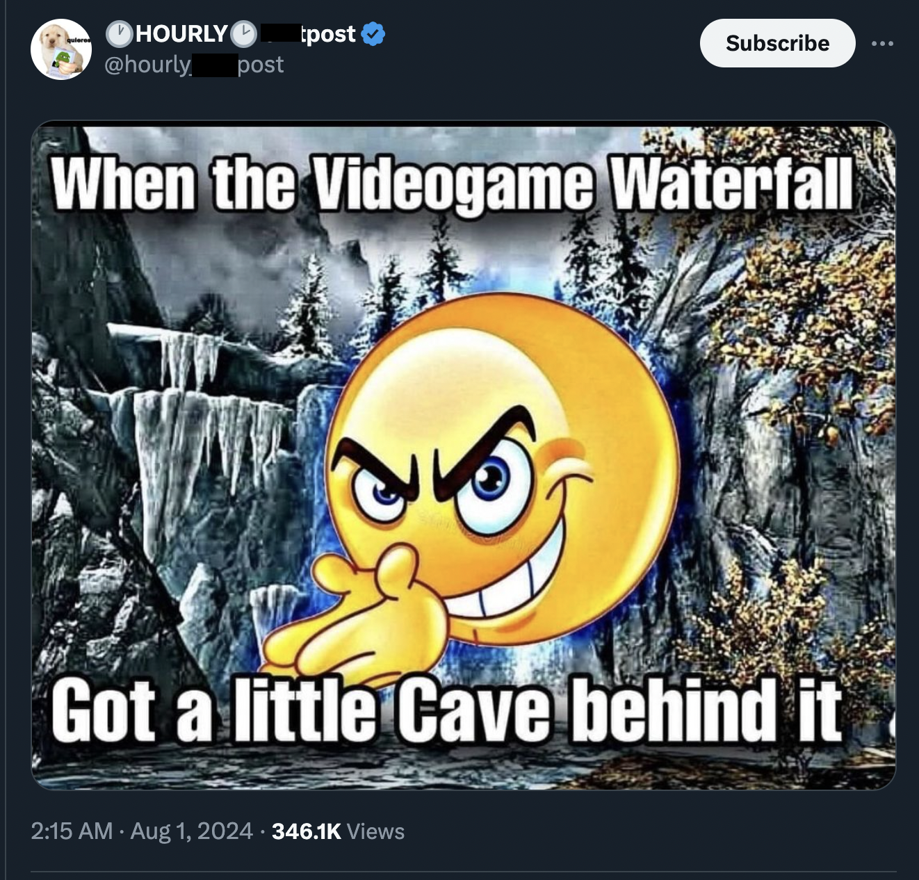 video game waterfall got a cave behind - Hourly post post Subscribe When the Videogame Waterfall Got a little Cave behind it Views